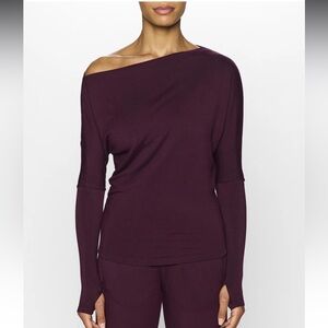 Bleusalt Off- Shoulder Cindy Top! Color Bordeaux (Burgandy)!